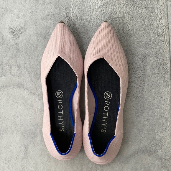 Rothys The Point In Petal Pink - Picture 1 of 6